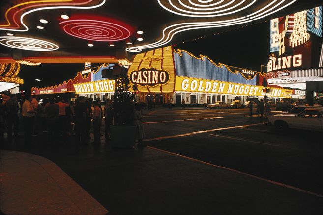 ﻿Fremont Street, Las Vegas, 1968