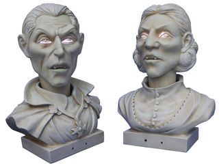 Talking Vampire Busts