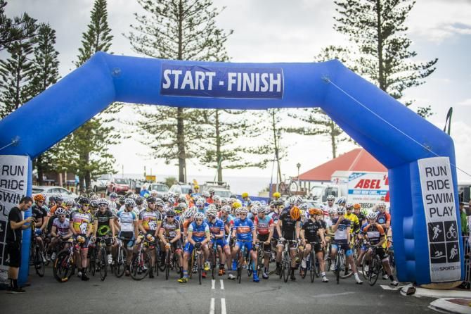 The riders on the startline