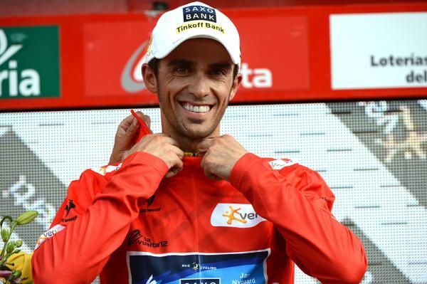 Alberto Contador lost a few seconds but still holds a secure margin in the overall