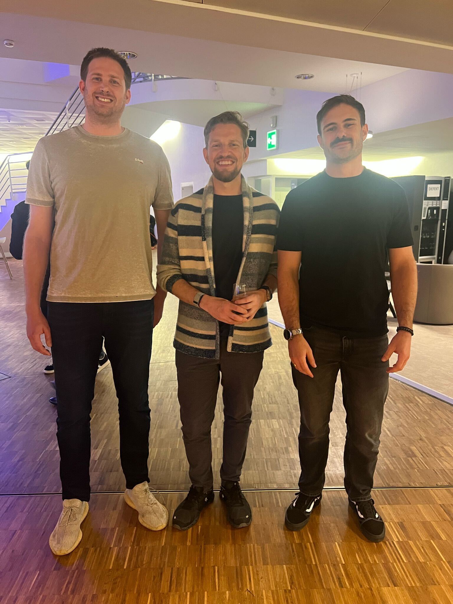 Owain Williams Editor of website builder content at TechRadar, Matt Mullenweg CEO of Automattic and co founder of WordPress and James Capell Editor of hosting content at TechRadar at wordcamp europe