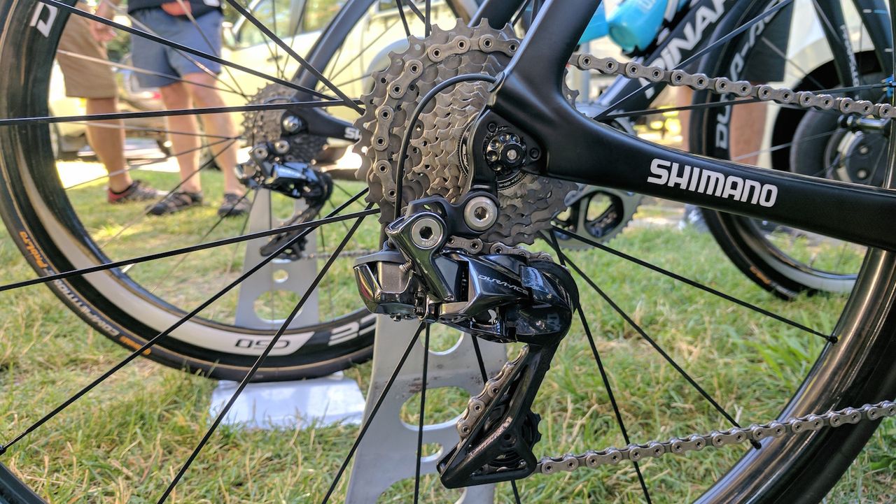 Froome's Shimano Dura-Ace 9150 rear derailleur
