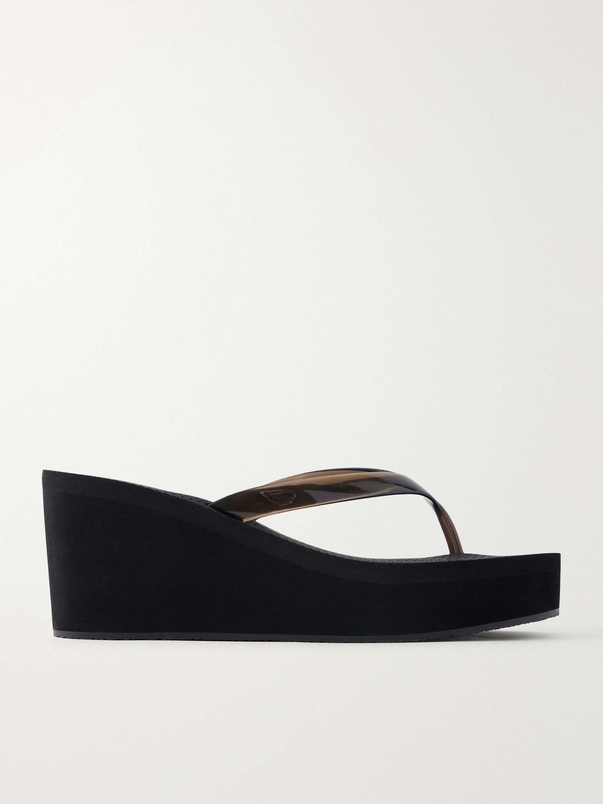 Etheria Rubber Wedge Flip Flops