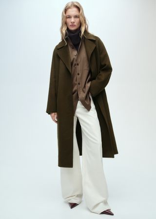 Belt Handmade Coat - Women | Mango Usa