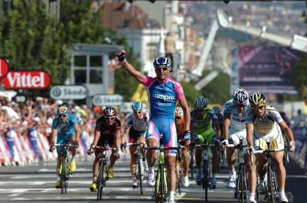 Alessandro Petachi (Lampre-Farnese Vini) won in Brussels
