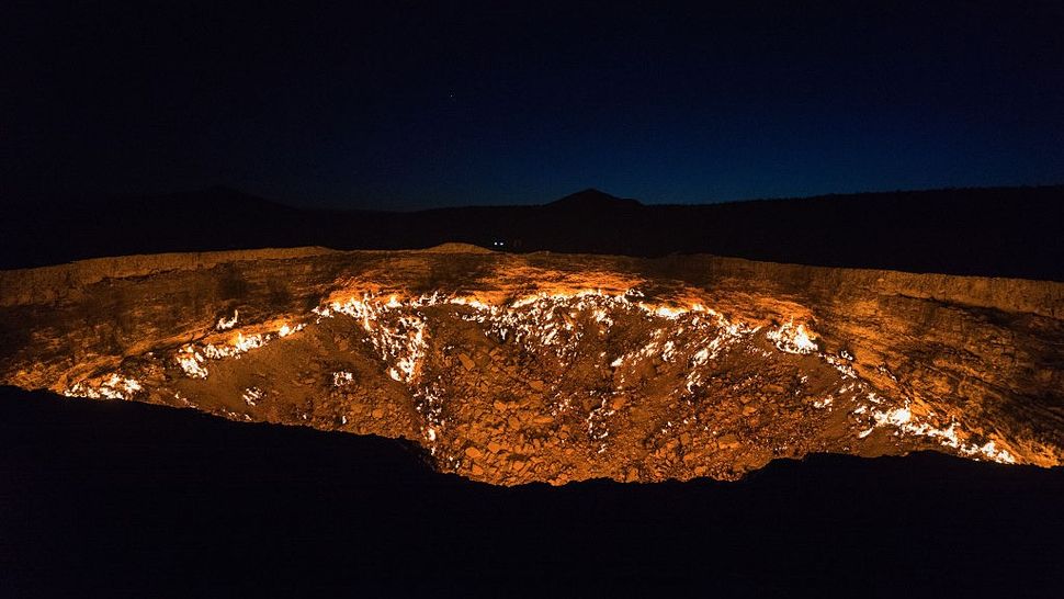 Gates of Hell Turkmenistan's methanefueled fire pit that has been