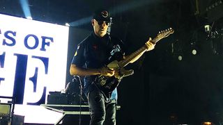 Tom Morello performing live