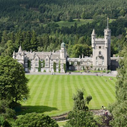 Balmoral Castle garden and lawn