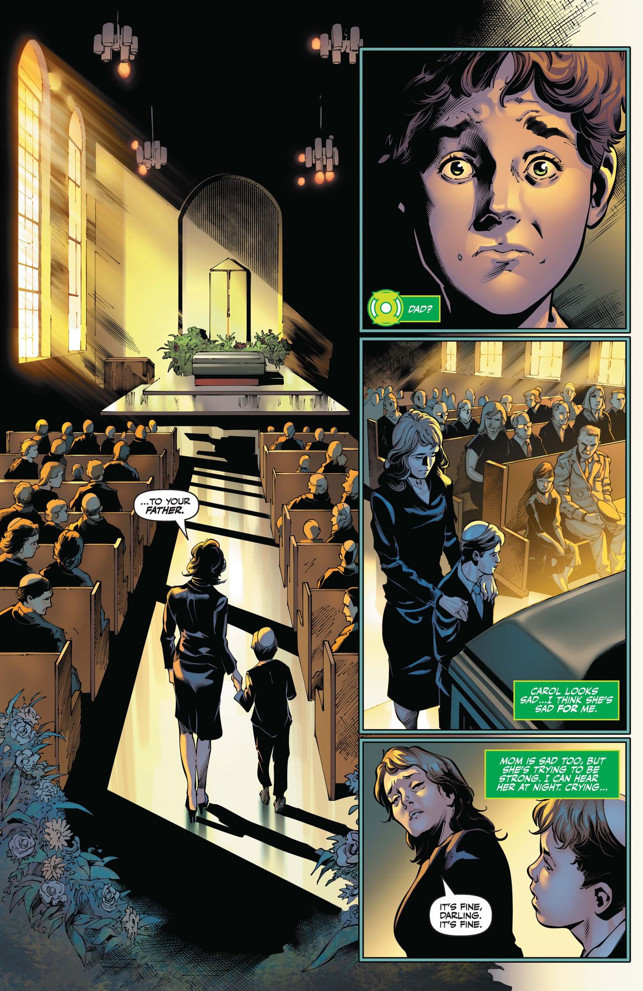 Pages from Knight Terrors: Green Lantern #1.