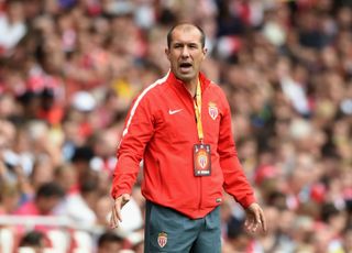 Monaco coach Leonardo Jardim during a friendly against Valencia in August 2014.