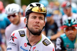 ZAMOSC POLAND JULY 31 Mark Cavendish of United Kingdom and Team QuickStep Alpha Vinyl prior to the 79th Tour de Pologne 2022 Stage 2 a 2056km stage from Chem to Zamo TdP22 WorldTour on July 31 2022 in Zamosc Poland Photo by Bas CzerwinskiGetty Images
