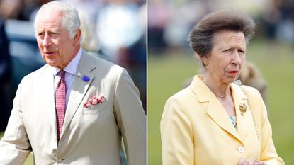 King Charles interrupted his holiday to send a special message. Seen here are King Charles and Princess Anne at different occasions