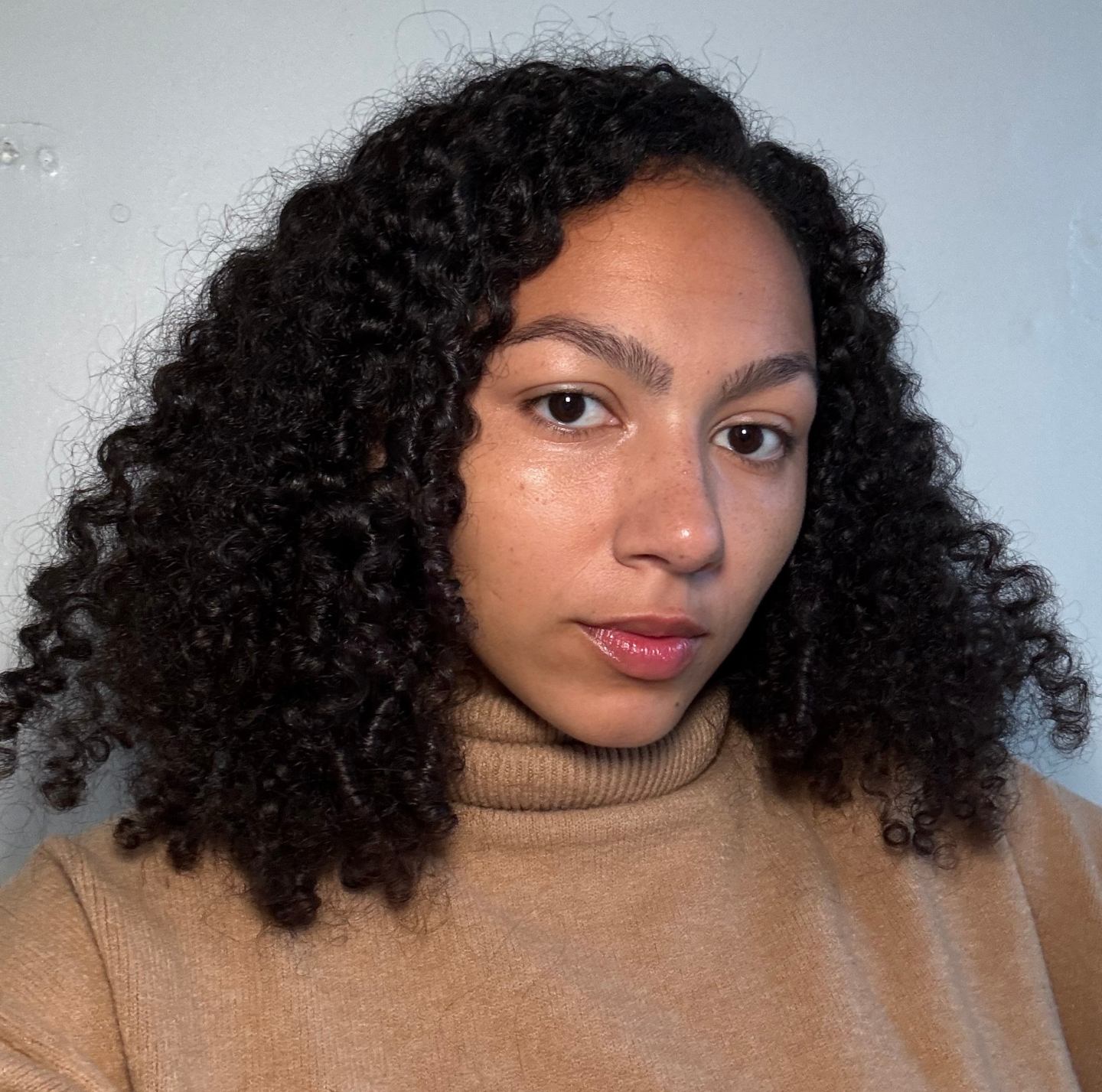 Sabrina Talbert after applying Tarte's CC Full Coverage Undereye Color Corrector