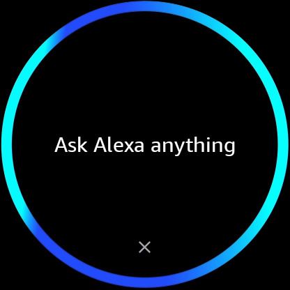 The Alexa app on Wear OS