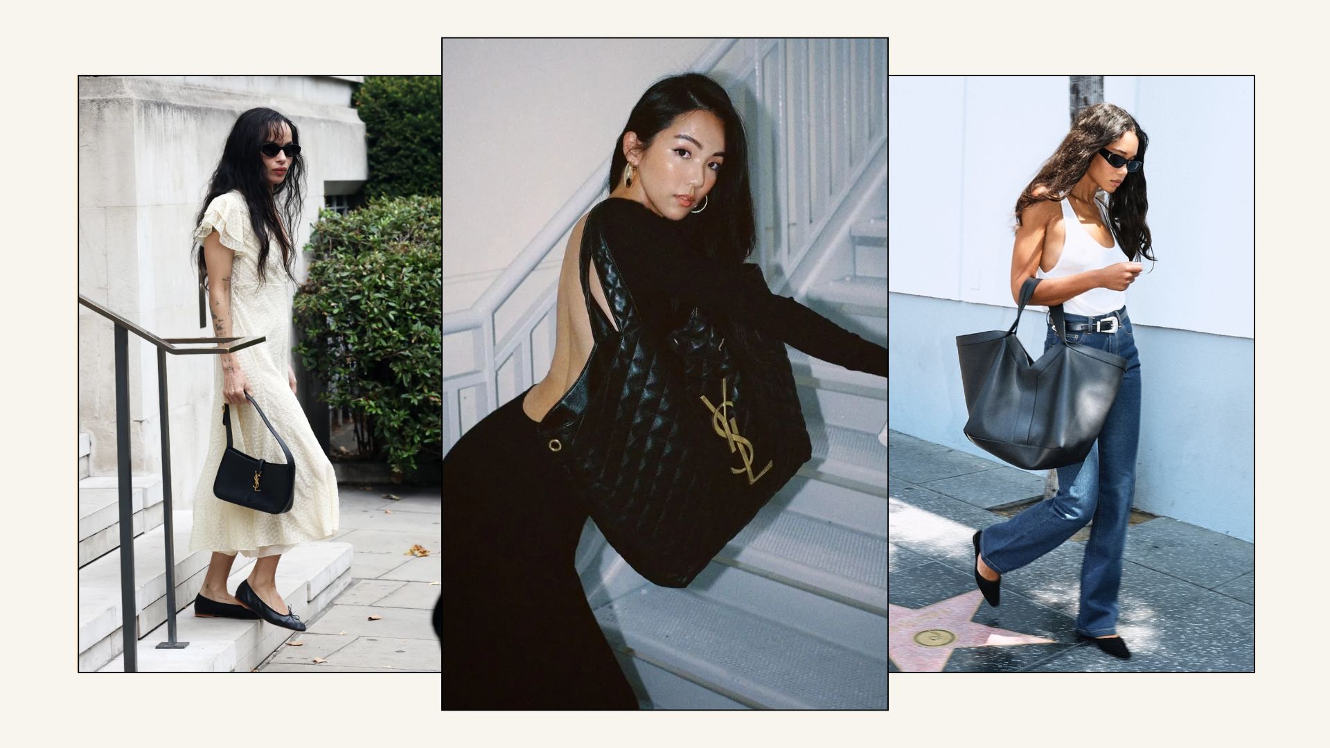 An image of the best Saint Laurent bags. 