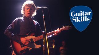 Guitarist Andy Summers onstage with The Police