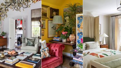 Three images of characterful interiors