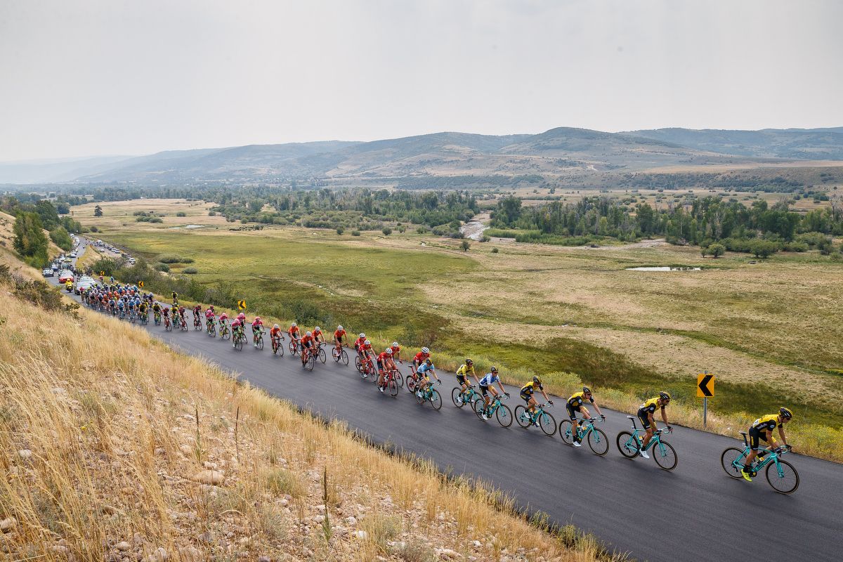 Scenery long the route of stage 5 at the Tour of Utah