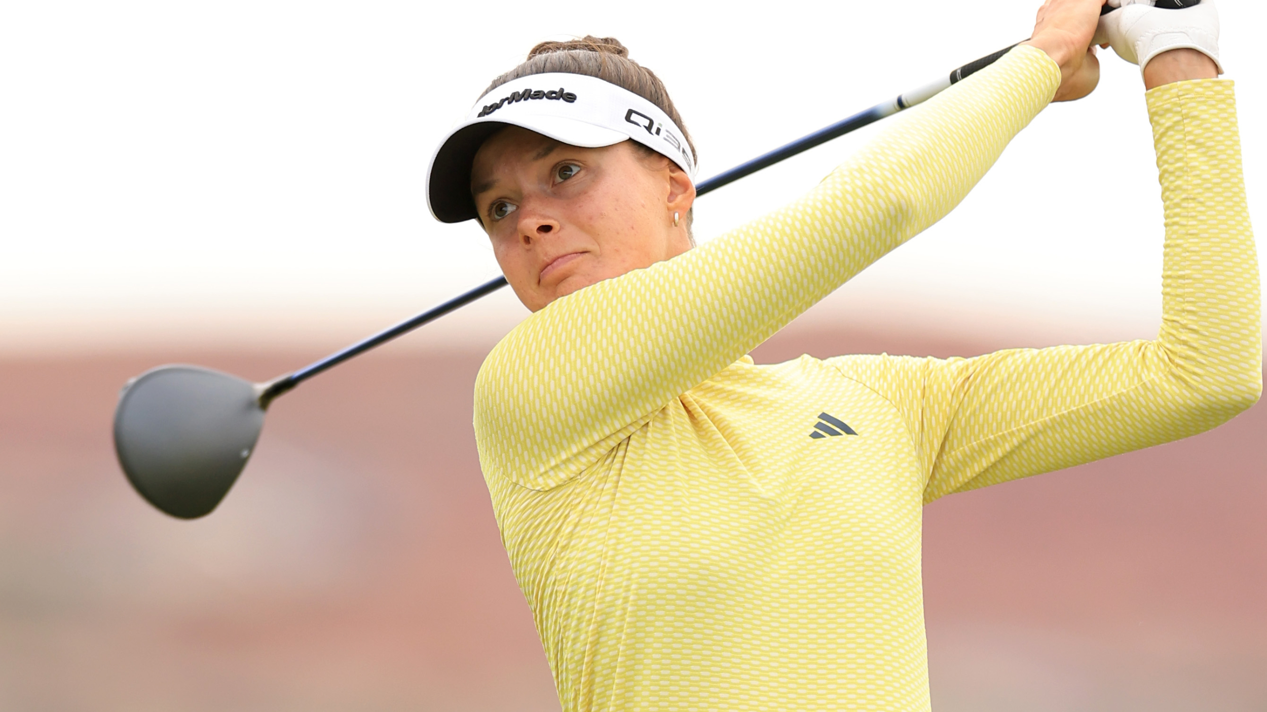 Esther Henseleit takes a shot at the LPGA Black Desert Championship