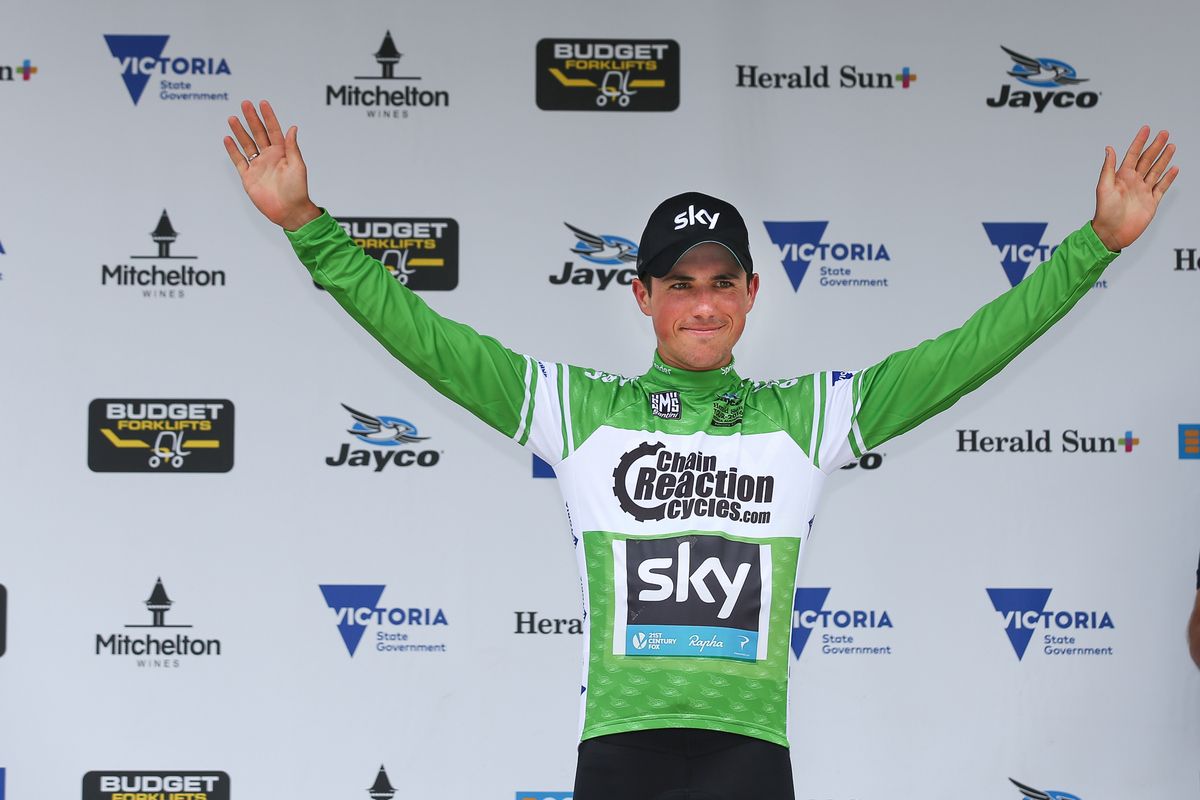 Sprint leader Peter Kennaugh (Team Sky)