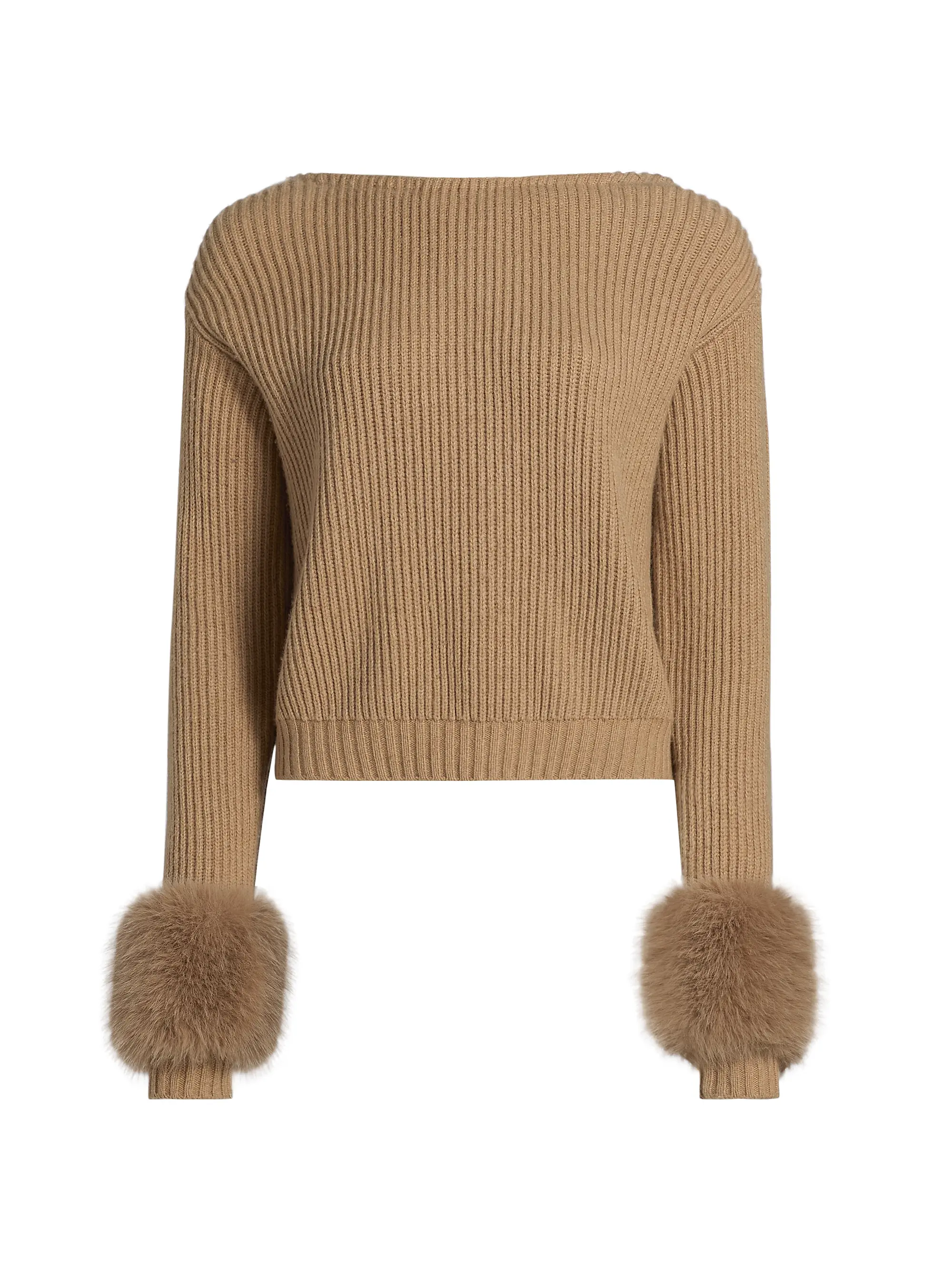 Lisa Ribbed Wool-Blend Sweater