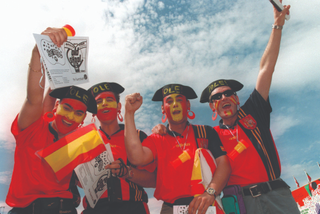 Spain fans Euro 96