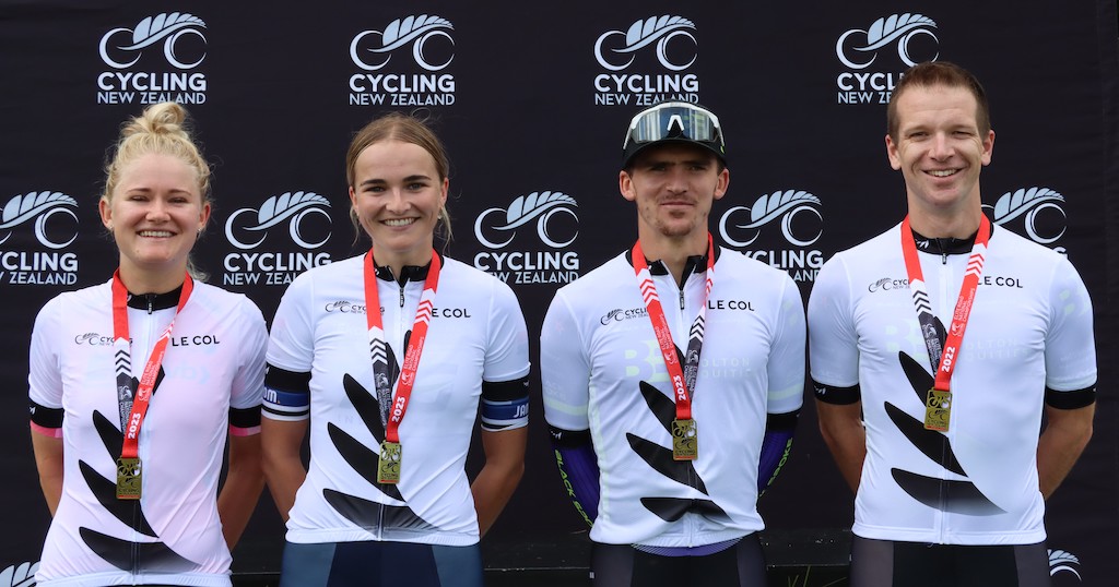 Georgia Williams and Aaron Gate win New Zealand elite time trial titles
