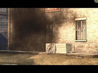 An explosion rips through the town jail. While the frame rates were decent, the animation was only slightly above average.