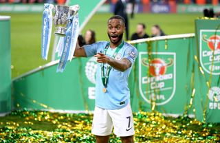 Raheem Sterling and Manchester City have already lifted one trophy this year