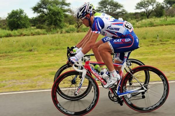Alexandr Kolobnev in his first race for new team Katusha