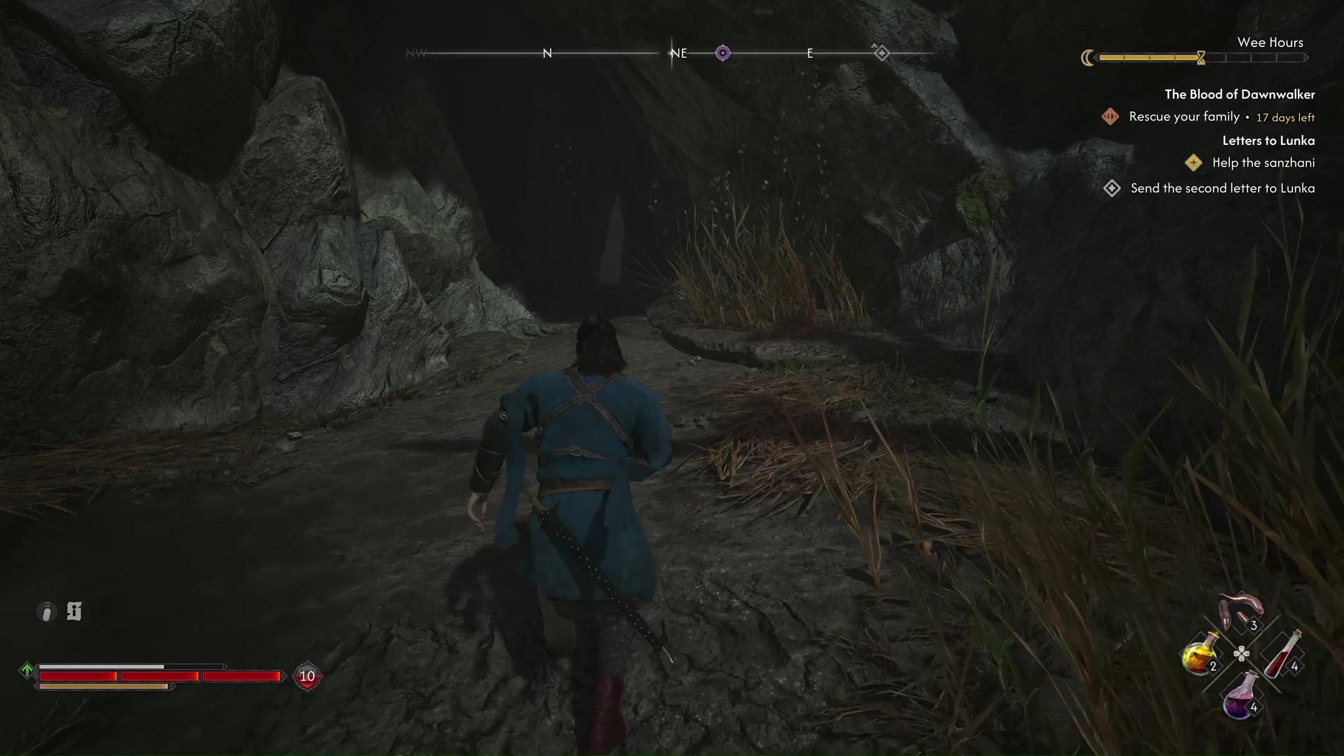 Cave to the Moult of a Large Lizard in The Blood of Dawnwalker