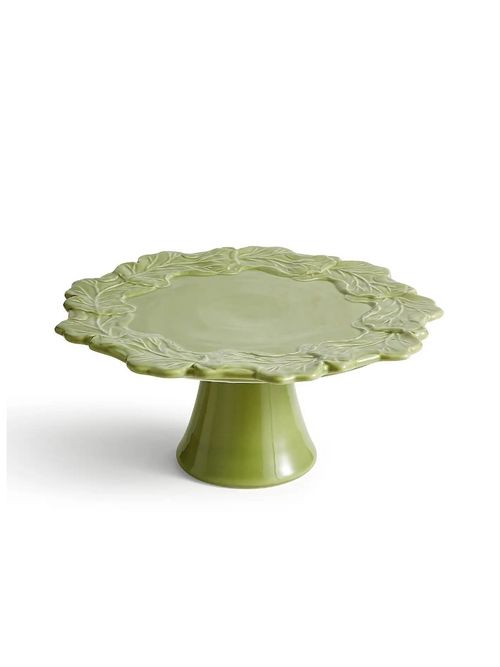 Glaze Stoneware Cake Stand