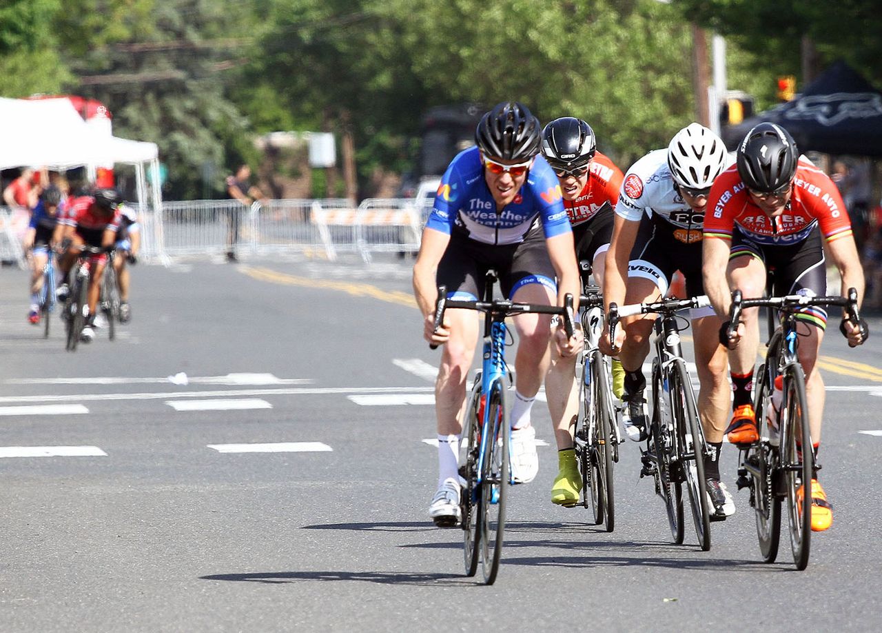 Another set of riders, another flyer hoping to succeed.
