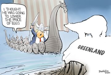5 evergreen cartoons about Trump annexing Greenland | The Week
