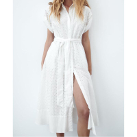 Zara Embroidered Midi Dress: $119$49.99 | Zara