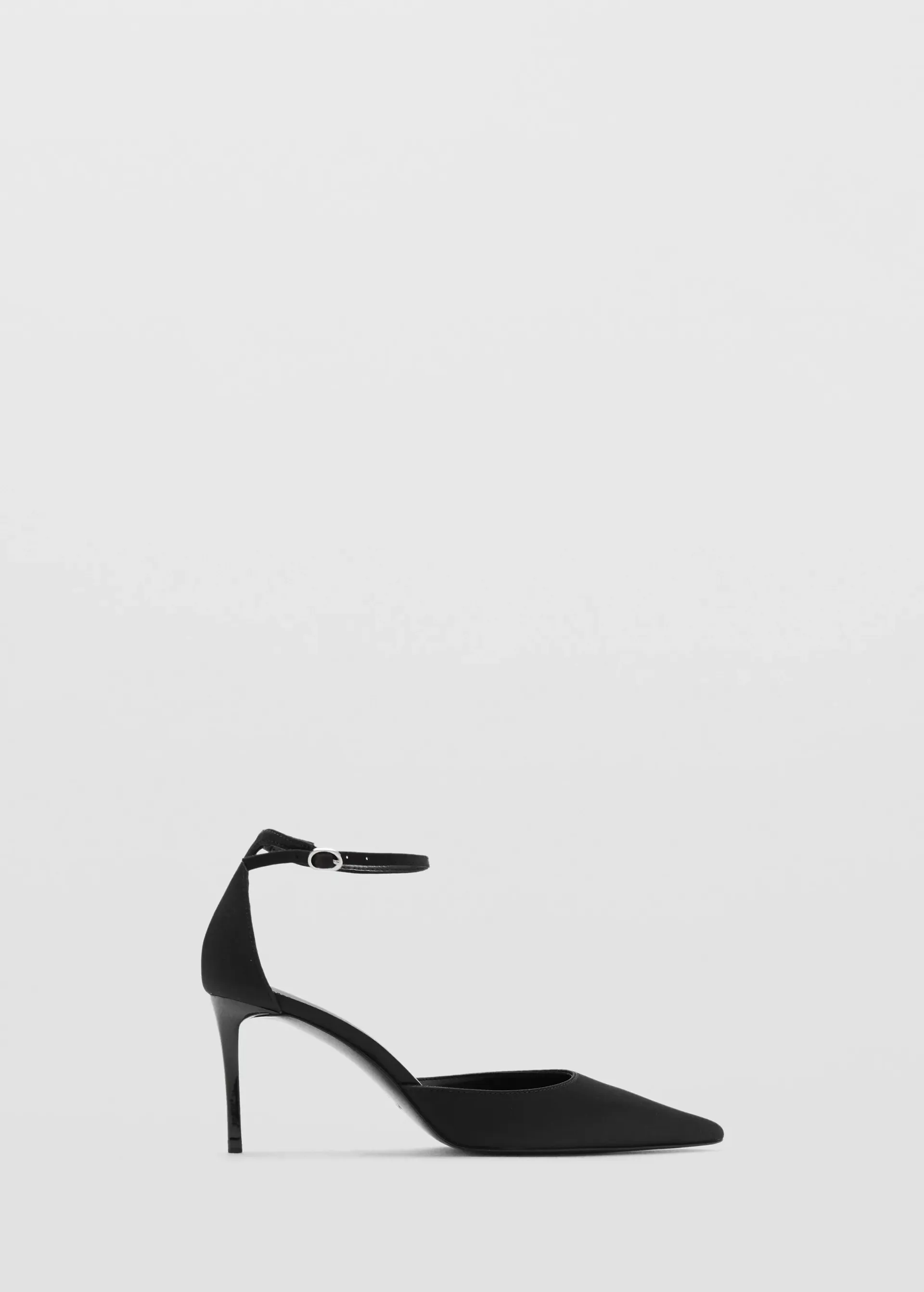 Satin Court Shoes With Ankle Straps - Women | Mango United Kingdom
