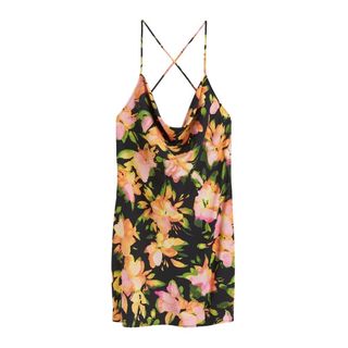 H&M Short Floral Slip dress
