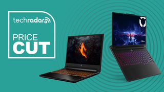 Acer and Lenovo gaming laptops on a TechRadar deals image
