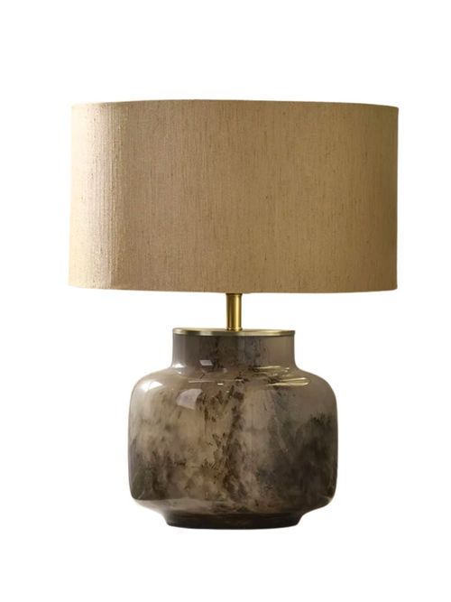 Marbled Glass Table Lamp