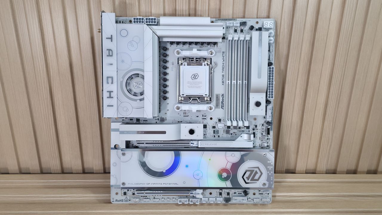 ASRock X870E Taichi White Motherboard Review: A Taichi washed in white