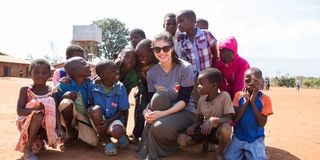 Alexandra Daddario on a humanitarian effort trip to Malawi