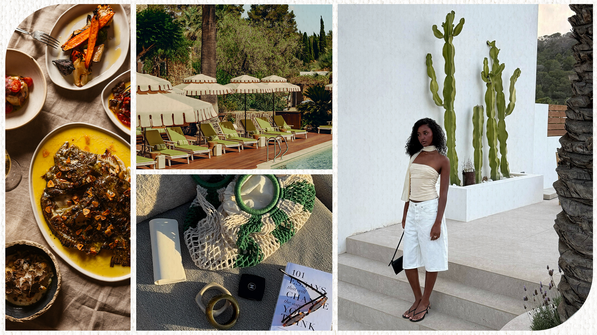 A collage of Ibiza