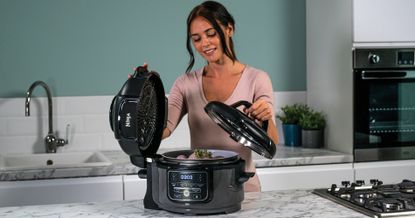 Ninja 6 in 1 Multi Cooker is our pick as the best slow cooker