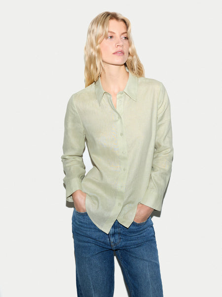 Linen Shirt | Green