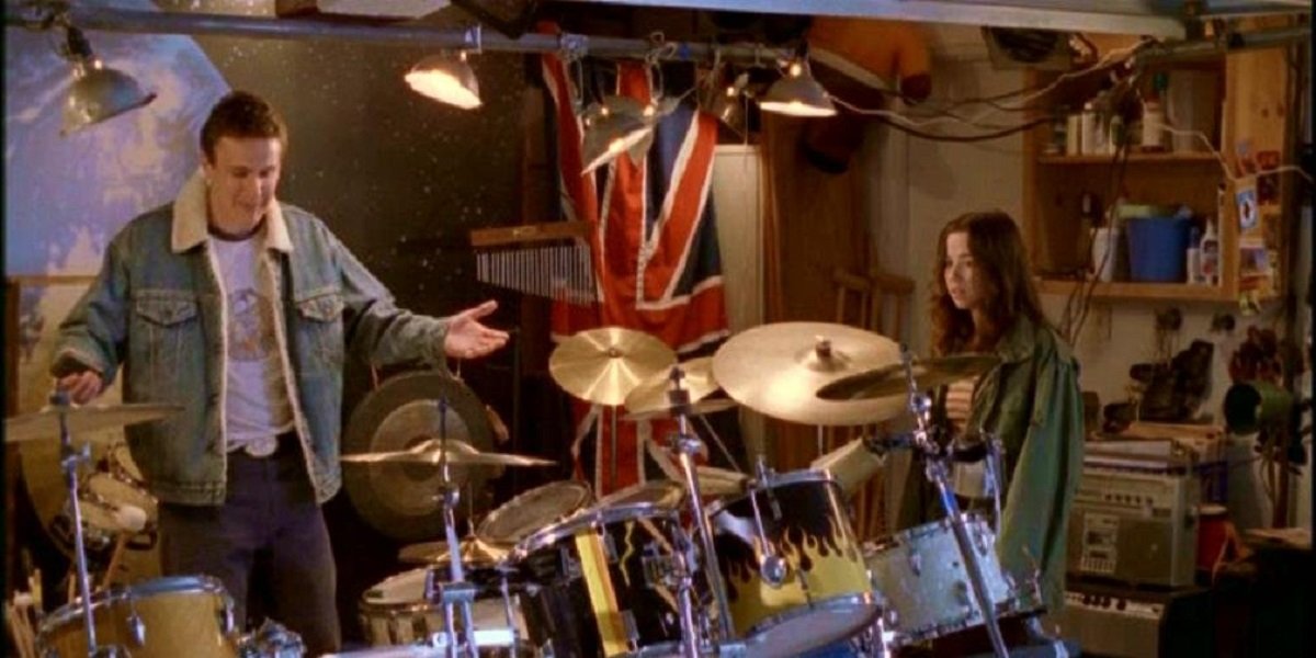 Jason Segel drum set Freaks and Geeks