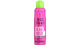 tigi head rush hairspray for frizzy hair