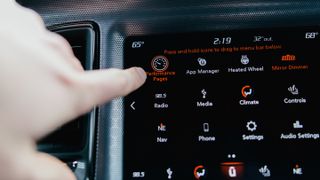 Press to get into Performances Pages in the 2018 Dodge Challenger GT | Credit: Josiah Bondy