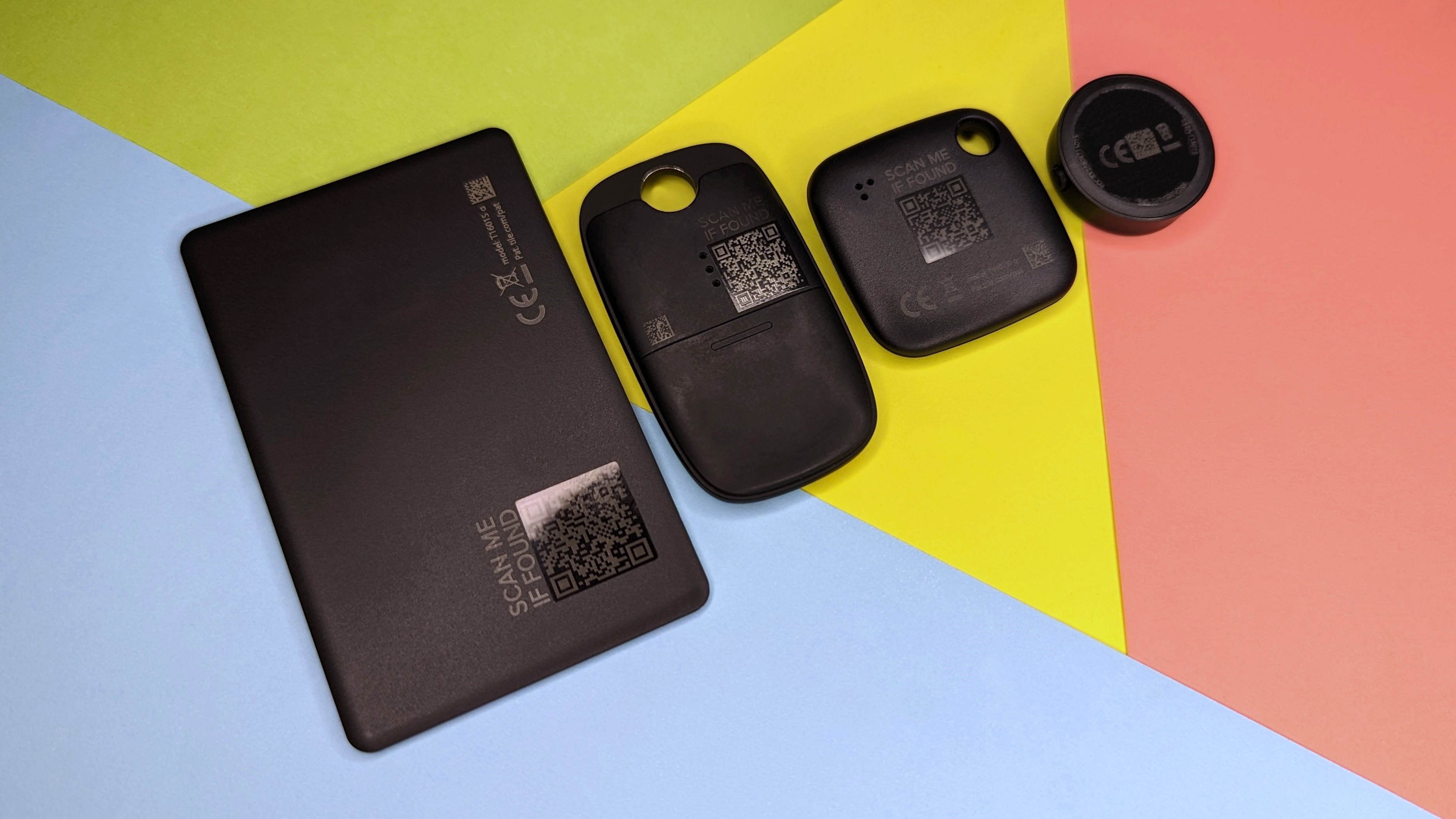 Various Tile Bluetooth trackers