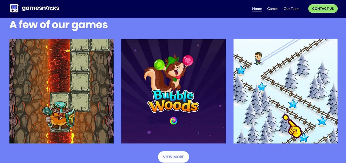 GameSnacks - Play Bite-Sized HTML5 Games for Mobile and Desktop