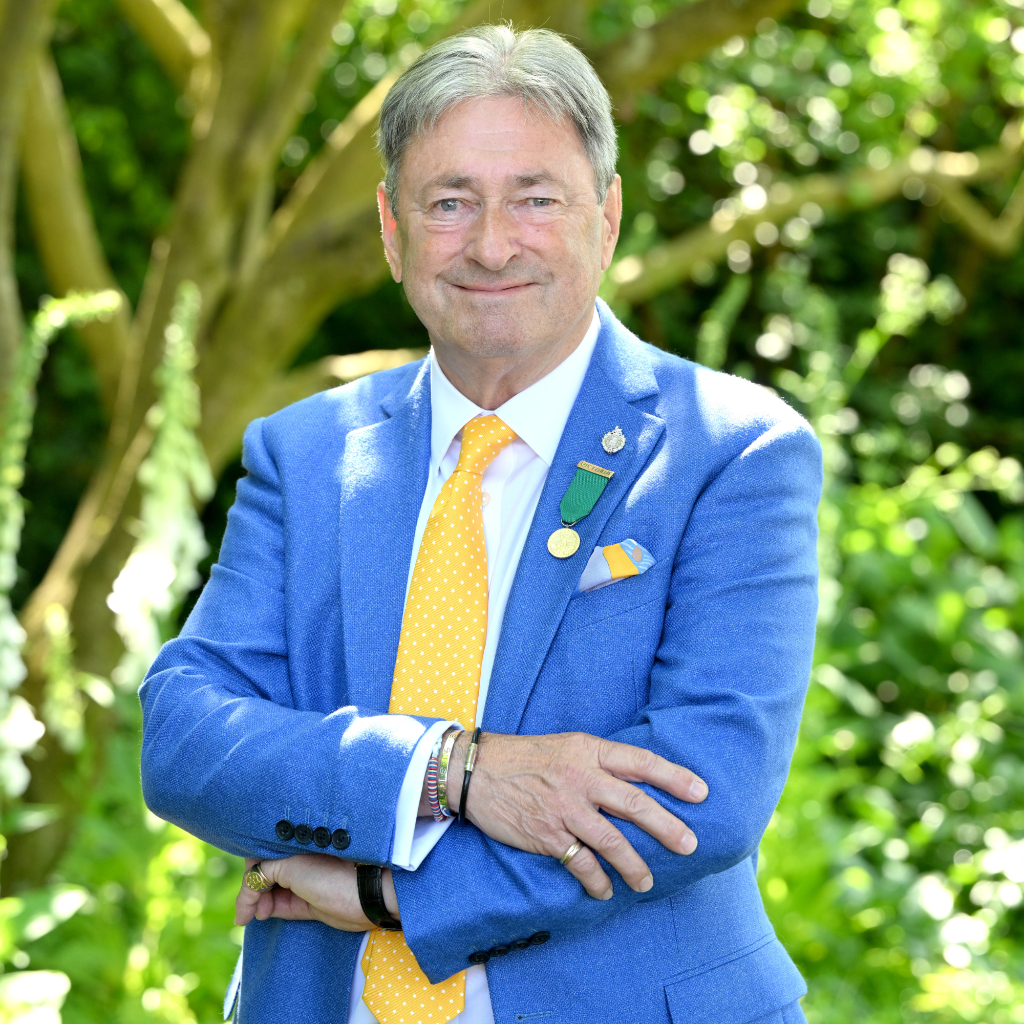 Alan titchmarsh at Chelsea Flower Show press day 2025.